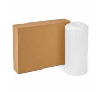FashionCha Boîte en Carton Ondulé pour, Emballage d'Expédition Sécurisé pour Instruments Musique, Carton + 5 mètres de colonne à bulles, 110 * 40 * 15