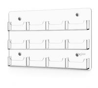 Fashiondezhao Porte-Cartes Visite Mural en , 12 compartiments 40*26cm | Panneau traparent soli, Distributeur Visites, Pr l'espace clients, Pr les indépendants
