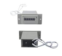 Fasizi Compteur d'impulsions électromagnétiques DC 220 V, écran LCD à 6 Chiffres, Compteur d'impulsions électromagnétiques Haute Vitesse
