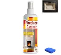 Fast-Acting and Convenient Fireplace Cleaner | Nettoyant Vitres D’insert Pour Poêles Et Cheminées,Pour Nettoyer Efficacement,Dissout Les Traces Noires De Fumées Et De Suie