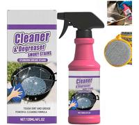 Fast-Acting Heavy-Duty Grill Degreaser Spray, 120ml Nettoyant Barbecue Spray Degraissant Barbecue, Nettoyant Multi Surface Accessoires Barbecue Pour I'élimination Eapide de Ia Graisse(1 PCS)