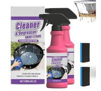 Fast Acting Heavy Duty Spray dégraissant pour barbecue, nettoyant universel pour cuisine, nettoyant pour four, élimination des taches et dégraissage (A, 2 pièces)