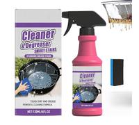 Fast Acting Heavy Duty Spray dégraissant pour barbecue, nettoyant universel pour cuisine, nettoyant pour four, élimination des taches et dégraissage (A, 1 pièce)