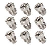 Fast Link Garden Lot de buses de nettoyeur haute pression en acier inoxydable 9 tailles différentes pour le nettoyage du jardin et le lavage des véhicules