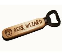 FastCraft Décapsuleur Wizard Assistant de bière en Bois Fan Cadeau