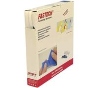 FASTECH® B10-SKL000025 Bande auto-agrippante hotmelt à coller partie velours et partie agrippante (L x l) 25 m x 10 mm blanc 25 m