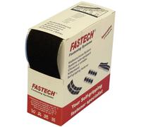 FASTECH® B50-SK-L-999905 Bande auto-agrippante hotmelt à coller partie velours (L x l) 5 m x 50 mm noir 5 m