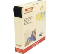 FASTECH® B50-SK-L-999925 Bande auto-agrippante hotmelt à coller partie velours (L x l) 25000 mm x 50 mm noir 25 m
