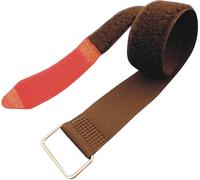 FASTECH® F101-25-195M Bande auto-agrippante avec boucle partie velours et partie agrippante (L x l) 195 mm x 25 mm noir, rouge