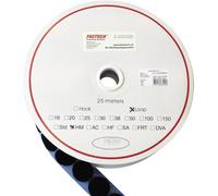 FASTECH® Pastille ronde auto-agrippante hotmelt à coller partie velours (Ø) 35 mm noir 5 m