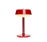 Fatboy Bellboy LED Lampe de Table - Rechargeable - 30cm - Lobby Rouge | Lampe de Chevet Sans Fil Variable, Lumiere Livre Interieur pour Chambre, Salon ou Bureau, Rechargeable (9-90h), 2700K