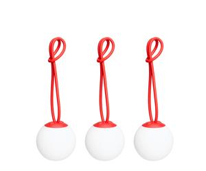 Fatboy Bolleke Mini Lampe Portable Lot de 3 Rouge