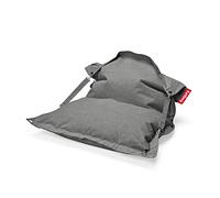 Fatboy Buggle-up Outdoor Pouf XXL - Bean Bag - 185 x 137 cm - Gris Roche | Fauteuil Jardin Modulable 1 ou 2 Places, Pouf Geant Exterieur Facile à Nettoyer, Fauteuil de Lecture en Olefin
