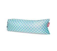 Fatboy Lamzac 3.0 Canapé Gonflable - 200 x 90 x 50 cm - Azur-Blanc | Sofa l'Intérieur et l'Extérieur, Pas de Pompe Nécessaire, Fauteuil Gonflable en Polyester Résistant à l'eau & aux Salissures