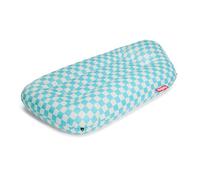 Fatboy Lamzac L Matelas Gonflable - 195 x 112 x 50 cm - Azur-Blanc | Lit Gonflable, Pas de Pompe Nécessaire, Canapé Indoor & Outdoor, Sofa Résistant à l'eau & aux Salissures, Polyester