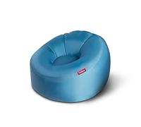 Fatboy Lamzac O Fauteuil Gonflable - 110 x 103 x 62 cm - Bleu Brume | Sofa Intérieur et Extérieur, Pas de Pompe Nécessaire, Fauteuil Salon Confortable Résistant à l'eau & Salissures, Polyester