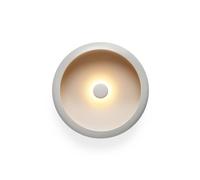 Fatboy Oloha Large Applique Murale - Lampe LED Variable - Ø37,5cm - Gris | IP55 Applique Murale Intérieure Exterieur, Rechargeable (8-90h), 2200K Luminaire Exterieur et Intérieur