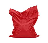 Fatboy Original Pouf XXL - Pouf Geant - 180 x 140 cm - Rouge | Fauteuil Salon Confortable Robuste et Durable pour l'Intérieur - Fauteuil de Lecture en Nylon Confortable et Rechargeable