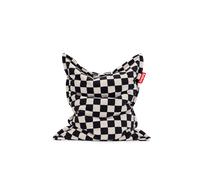 Fatboy Original Slim Teddy Pouf Échecs Noir Écru