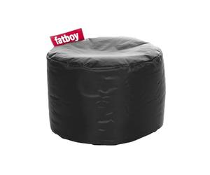 Fatboy Point Original Tabouret - 35 x 50 x 35 cm - Noir | Tabouret Bas Rond en Nylon pour l'Intérieur - Pouffe Rembourré Polyvalent Idéal comme Pouf Coiffeuse ou Repose Pied Canape