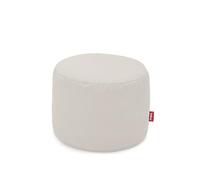 Fatboy Point Original Tabouret en toile Gris clair 35 x 50 x 35 cm | Pouf rond pour l'intérieur, tabouret rembourré polyvalent, convient comme repose-pieds ou table d'appoint