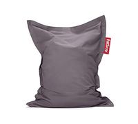 Fatboy® The Original Junior Stonewashed Pouf pour Chambre ado/Enfants Bean Bag/Coussin/Fauteuil d'intérieur | Gris | 130 x 100 cm