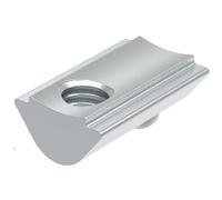 Fath Lot de 10 rainures M3 orientables compatibles avec profilé article 40 x 40 mm Rainure 6 - Pierre à rainure avec bille à ressort et barre de guidage, acier galvanisé