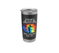 Father And Daughter Best Friend For Life Tie Dye Fathers Day Gobelet isotherme en acier inoxydable double paroi