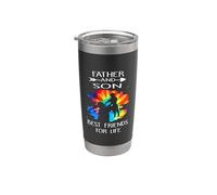 Father And Son Best Friend For Life Tie Dye Fathers Day Gobelet isotherme en acier inoxydable double paroi