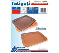 FATIGATI SRL Plateau Plastique Droit 27 x 38 cm 36905, comme sur la Photo