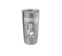 Fatigué Mona Lisa Morning Coffee Funny Leonardo Da Vinci Gobelet isotherme en acier inoxydable double paroi