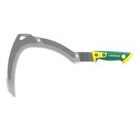 Faucille à broussailles coudée 50 cm Duopro - lame inox trempée 50-55 HRC - manche bi-matière - débroussaillage et fauchage précis