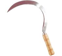 Faucille à dents - LEBORGNE - 30 273300 - Manche en bois - Longueur 30cm - Poids 0 2kg
