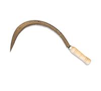 Faucille agricole - BIG-SIERP - 41 cm - 31 cm - Poignée en bois laqué - Tête métallique - Outil tranchant