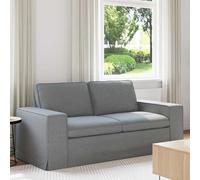 Faucqir Canapé gris clair 182 x 80 x 82 cm en tissu avec cadre en métal solide et coussin d'assise ergonomique, canapé d'angle moderne pour salon et chambre d'amis