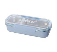 Fauhapyway Boîte à Lunch 700ml Étanche avec Couverts Boîte à Lunch 700ml(Blue A)