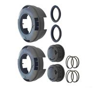 Fauhapyway Capuchon de rechange pour coupe-bordures KST2540-06 | Comprend capuchon, bouton, ressort, base ; lot de 2 ; restaure la fonction d'alimentation de ligne ; s'adapte à plusieurs