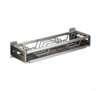 Fauhapyway Égouttoir Vaisselle Anti-Rouille 72h Test Égouttoir Vaisselle | Fixation murale solide, gain de place maximal, pour idéal petits appartements, finition noire moderne