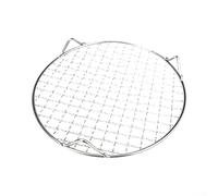 Fauhapyway Grille de barbecue en acier inoxydable, 18/20 cm | Pour une répartition homogène de la chaleur, passe au lave-vaisselle, taille compacte de 18 cm, pour barbecue de cuisine