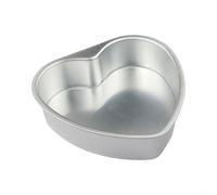 Fauhapyway Heart Shaped Pan Four Lave-vaisselle 8in Heart Shaped Pan Four | cœur romantique, base amovible, démoulage pour facile, pour idéal Saint-Valentin, anniversaire(3in)