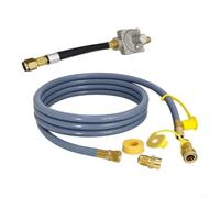 Fauhapyway Kit pour gaz Naturel 10FT avec Détendeur Quick Connect Kit pour | Design quick connect, installation pour efficace, démontage pour facile, , sécurité accrue