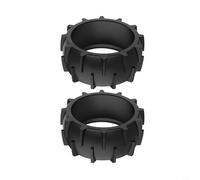 Fauhapyway Lot de 2 roues antidérapantes en caoutchouc naturel pour tondeuses à gazon robotiques Dreame A1 A2, pneus à traction profonde