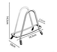 Fauhapyway Organisateur Cuisine Acier Inoxydable 16.5cm Large | Acier 304 premium, antirouille, durable, facile à nettoyer, finition lisse argentée