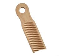 Fauhapyway Planche à Gnocchi en Hêtre 16.5cm Striée | Hêtre naturel massif, rainures précises, finition polie, 16.5cm, pour idéal gnocchis