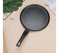Fauhapyway Poêle Fonte Aluminium 26cm Induction Ergonomique(28cm) | Revêtement antiadhésif , pour idéal pour et viandes, 28cm, compatible induction gaz