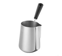 Fauhapyway Pot à beurre de lait en acier inoxydable avec bec verseur, résistant à la rouille pour mini casserole pour faire fondre le chocolat, sirop chauffant (échelle intérieure 600 ml)
