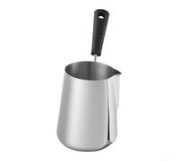 Fauhapyway Pot à beurre de lait en acier inoxydable avec bec verseur, résistant à la rouille pour mini casserole pour faire fondre le chocolat, sirop chauffant (échelle intérieure de 900 ml)