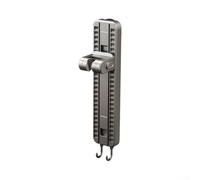 Fauhapyway pour porte Pommeau ABS Rotation 360° Fixation Ventouse pour | Double ventouse pour forte, réglage hauteur 0-26cm, perçage, installation rapide, pour surface lisse requise
