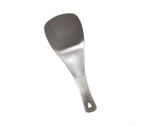 Fauhapyway Spatule à Riz en Acier Inoxydable 19.5cm Martelée Spatule à Riz | Acier inoxydable robuste, fini lisse, hygiénique, sans rouille, facile à laver au quotidien