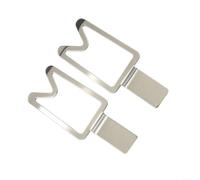 Fauhapyway Support Couvercles Acier Inoxydable, Rangement Cuisine 2 | Rust-resistant Stainless Steel, Holds Various Lid Sizes, Easy Wipe-clean Design, Compact For Countertops, 20x10x3cm